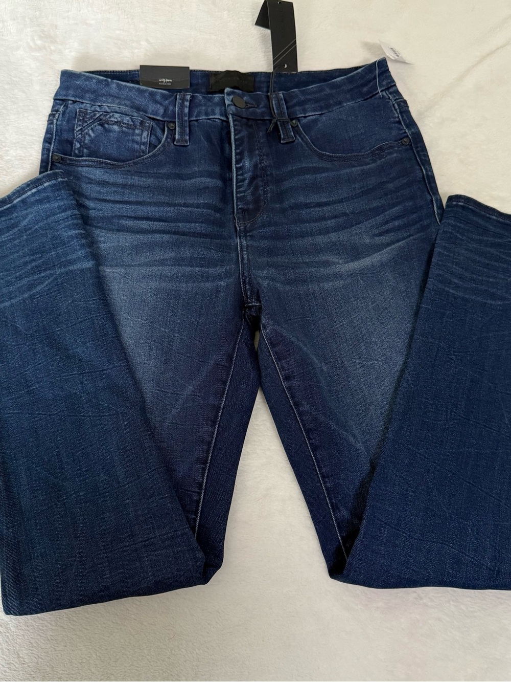Buckle Black Women’s Jeans Size 31 Curvy Mid Rise Skinny Dark Wash Stretch NWT